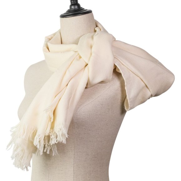 HERMES White Scarf - Picture 4 of 9